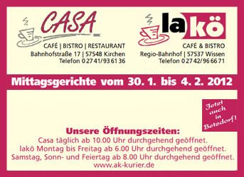 Speisekarte Casa | Lak�
