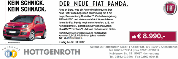 Autohaus Hottgenroth GmbH | Karl Farrenberg GmbH