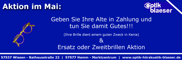 Optik Blaeser | Wissen 06.05.12 wwr 30.05. r