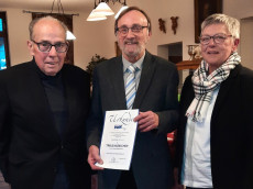 Hans Werner Kaiser fr 50 Jahre Mitgliedschaft im VdK geehrt