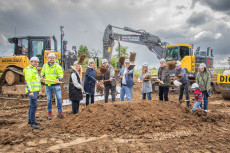 Spatenstich f�r Kita-Neubau in Nentershausen beendet lange Planungsphase