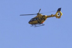Verkehrsunfall in Weitefeld: Rettungshubschrauber im Einsatz