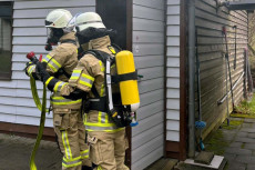 Feuer in der Jugendfreizeitst�tte Molzhain: Feuerwehr verhinderte gr��eren Schaden