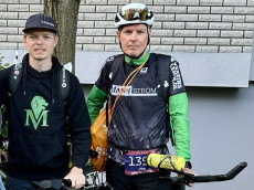 Vater und Sohn Sch�tz erfolgreich beim Bonn-Triathlon am 7. Juni