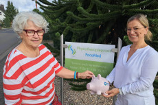Zehn Jahre FocaMed: Angela Foca spendet f�r den Hospizverein