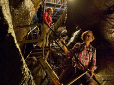 Zum Tag des Geotops: F�hrung durch die Schiefergrube Assberg
