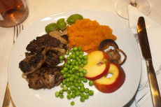 Klein und fein: Hhnchenleber mit Skartoffelpree