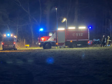 Feuer in Hahn am See: Anglerh�tte brennt am Silvesterabend