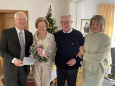 Eiserne Hochzeit in Rheinbreitbach: Anni und Herbert Baumann feiern 65 Jahre Ehe