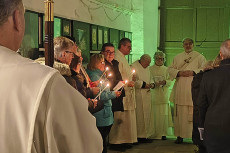 Jahrhundertealte Weinsegnung in der Abtei Rommersdorf