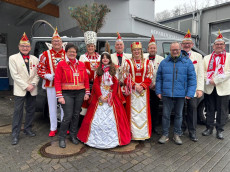 Sicher unterwegs: Das Prinzenmobil f�r die Wissener Tollit�ten