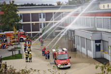 Sirenen an der IGS Horhausen: Jugendfeuerwehren �ben den Ernstfall