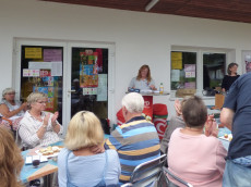 Eine Lesung der ganz besonderen Art im Erlebnisbad Herschbach