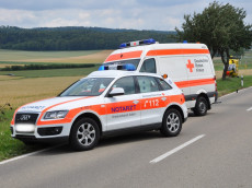 Schwerer Motorradunfall im Gelbachtal: 66-j�hrige Fahrerin verletzt