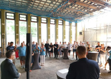 Richtfest der neuen "S��ner Hall" in Bendorf gefeiert