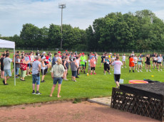 Sportabzeichen-Tag der Lebenshilfe: Hohe Temperaturen bedingen Ablauf-�nderungen