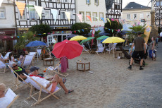 Strandvergngen mitten in der Linzer Altstadt