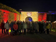 Ein magisches Lichtermeer: Landfrauen besuchen den Christmas Garden in Koblenz