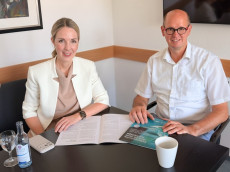 Ellen Demuth im Dialog mit B�rgermeister Jan Ermtraud: Herausforderungen und Perspektiven der Verbandsgemeinde