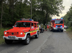 AKTUALISIERT Schwerer Verkehrsunfall f�hrt zu Vollsperrung der L251