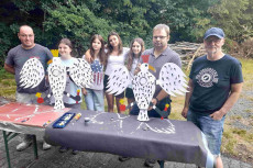 Vorbereitungen f�r das Sch�tzenfest in Selbach laufen