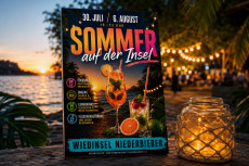 Sommer auf der Insel 2026: Zwei Sommerabende auf der Wiedinsel Niederbieber
