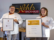 Backhaus Hehl aus Mschenbach erneut ausgezeichnet: Landesehrenpreis und Ehrenpreis des Deutschen Bckerhandwerks