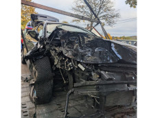 Frontalzusammensto auf der B54 bei Waldmhlen