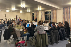 Mit festlichem Klang Richtung Weihnachten: Bl�serphilharmonie probt f�r gro�es �Christmas Special�