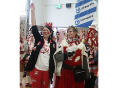 Karnevalsstimmung erfasst Westerwald-Werkst�tten in Steckenstein