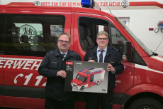F�rderverein der Feuerwehr Niederro�bach w�rdigt langj�hrigen Einsatz