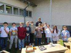 Graffiti-Projekt in Wissen: Kinder gestalten Kita-Fassade kreativ