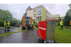 Gro��bung im Haus Ro�berg: Feuerwehr trainiert Ernstfall