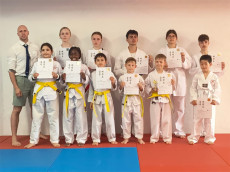 Erfolgreiche G�rtelpr�fung: SPORTING Taekwondo feiert neue Graduierungen