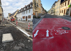 Engerser Stra�e in Neuwied als Fahrradstra�e wieder er�ffnet