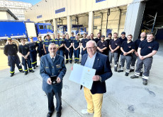 Betzdorf: Wilhelm-Boden-Medaille f�r Ulrich Weber, alias "Mr. THW"