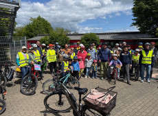 Kinder auf R�dern: Kidical Mass in Montabaur setzt Zeichen f�r sichere Schulwege