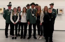 Neue Majest�ten der St. Hubertus Sch�tzenbruderschaft Steinshardt gekr�nt