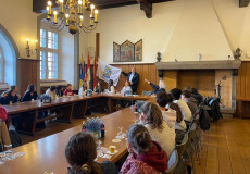 Franz�sische Gastsch�ler erleben Linz und Umgebung