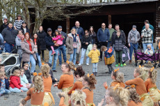 Besucheransturm beim Fr�hlingsfest im Wildpark Gackenbach