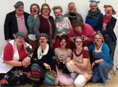 Gerontoclowns bringen Freude auf die Akutgeriatrie in Kirchen