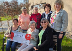 Spende der Damengymnastikgruppe des SV Melsbach an das Rhein-Wied Hospiz in Niederbieber