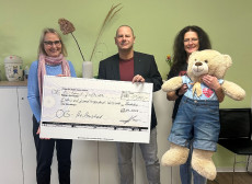 Gro�z�gige Spenden f�r Kinderhospizarbeit in Hachenburg
