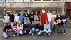 Nikolausbesuch am Werner-Heisenberg-Gymnasium in Neuwied
