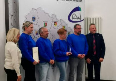 Ehrenamtspreis fr Kirmesgesellschaft Donau-Blau aus Siebenmorgen