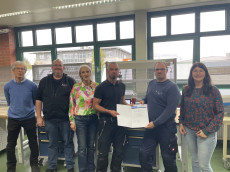 Gabriel Schfer erhlt Anerkennung fr berufliche Fhigkeiten ohne formalen Abschluss