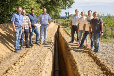 Verbindungsleitung zwischen Berod, Borod und Wahlrod schneller fertig als geplant