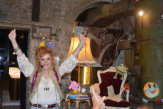 Wundertten-Poetin Tina Hsch begeisterte auf ganzer Linie im Stffel-Park