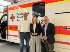 Ellen Demuth besucht neue DRK-Rettungswache in Linz
