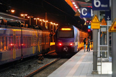Bahnchaos nach Funkst�rung - Auswirkungen bis in den Morgen